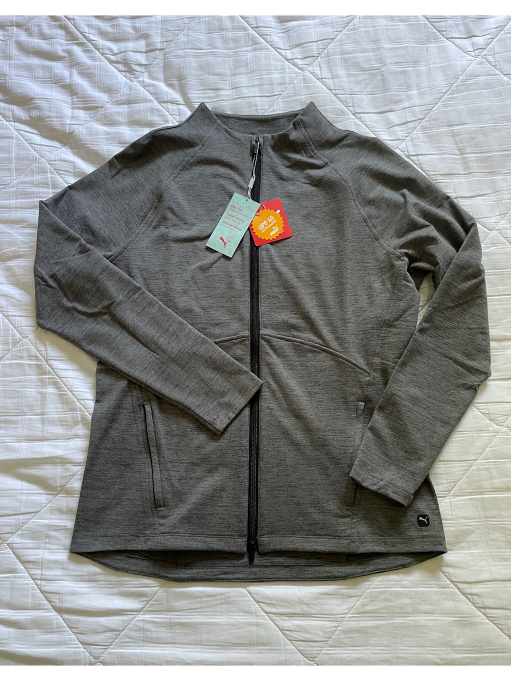 NWT Puma active zip sweater